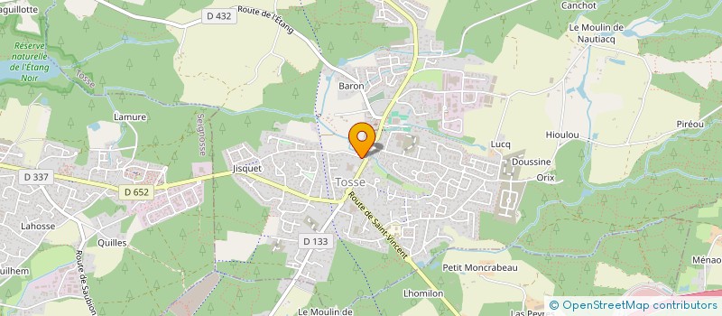 localisation de l'entreprise MADAME NATHALIE MARTIN  TOSSE