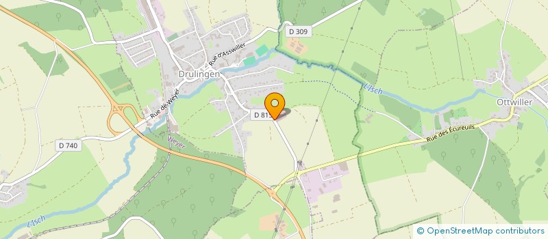 localisation de l'entreprise MADAME NATHALIE MARTIN  DRULINGEN