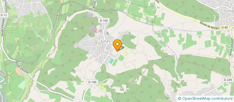 localisation de l'entreprise MADAME NATHALIE MARTIN  JUNAS