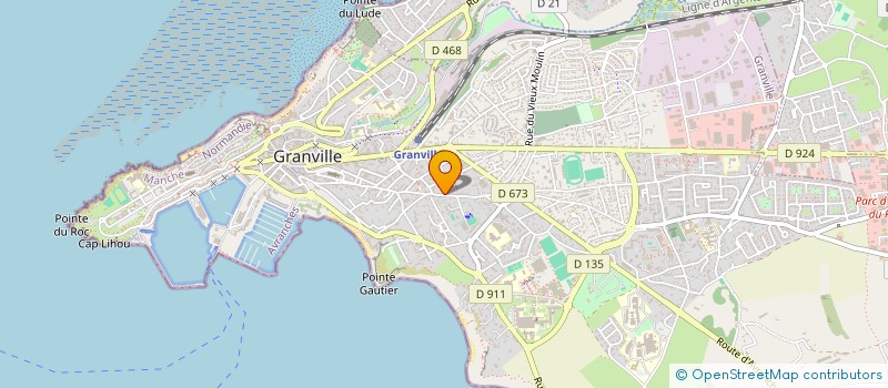 localisation de l'entreprise MADAME NATHALIE MARTIN  GRANVILLE