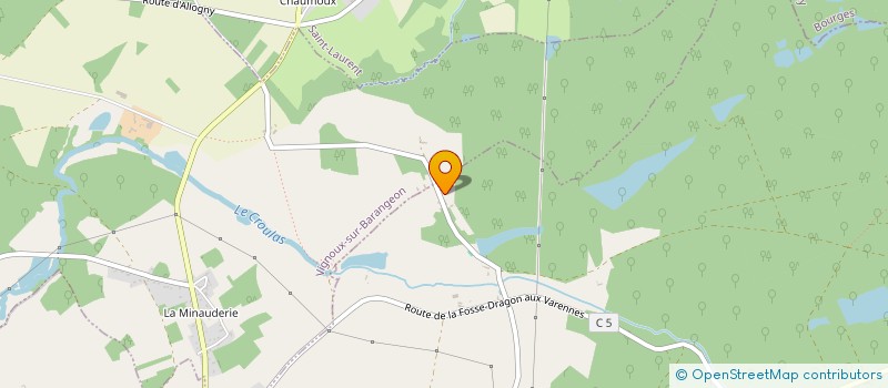 localisation de l'entreprise MADAME NATHALIE MARTIN DE MAROLLES DE BERNES DE LONGVILLIERS  ALLOUIS