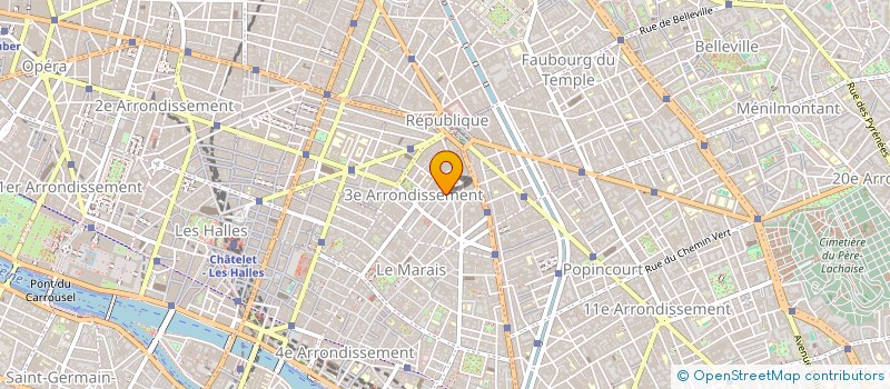 localisation de l'entreprise MADAME NATHALIE MARTINET à PARIS