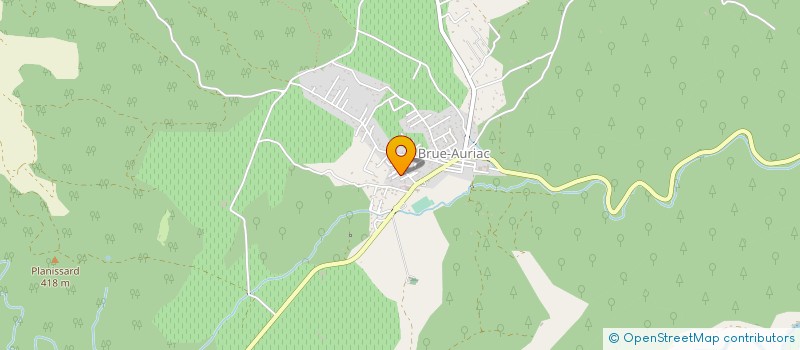 localisation de l'entreprise MADAME NATHALIE MARTINEZ  BRUE-AURIAC