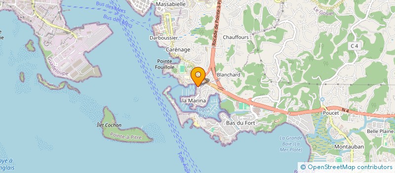 localisation de l'entreprise MADAME NATHALIE MARTINEZ  POINTE-A-PITRE