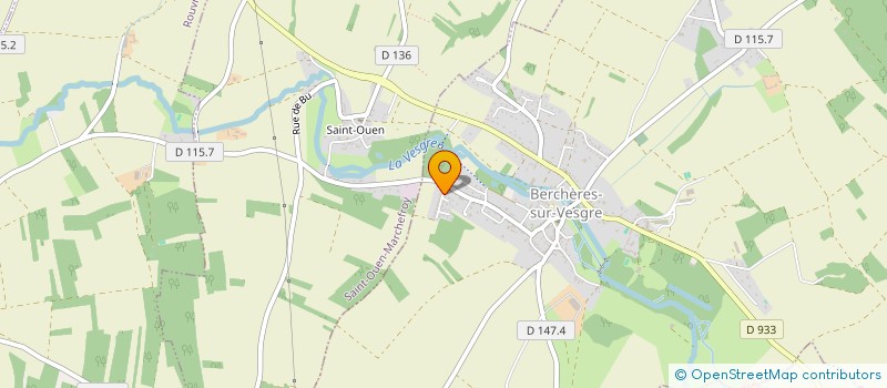 localisation de l'entreprise MADAME NATHALIE MARY à BERCHERES-SUR-VESGRE