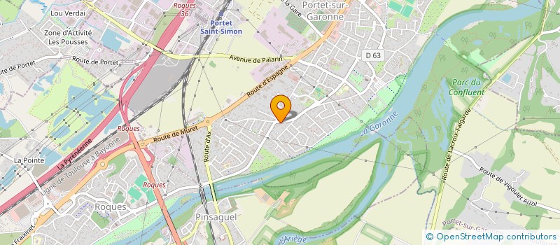 localisation de l'entreprise MADAME NATHALIE MASSE  PORTET-SUR-GARONNE