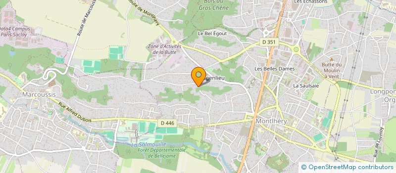 localisation de l'entreprise MADAME NATHALIE MASSE  MONTLHERY