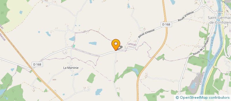 localisation de l'entreprise MADAME NATHALIE MASSEREAU  CONFOLENS