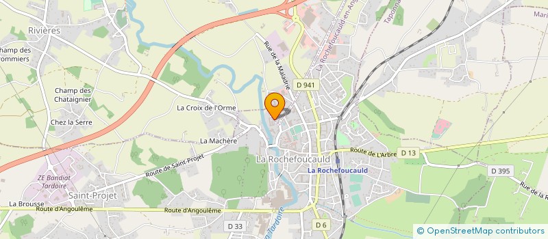 localisation de l'entreprise MADAME NATHALIE MASSIGNAC à RIVIERES