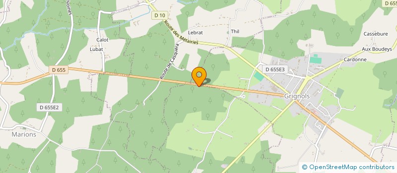 localisation de l'entreprise MADAME NATHALIE MASSIN  SILLAS