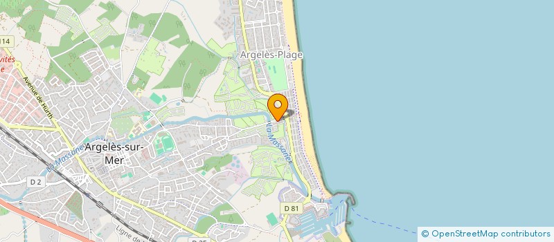 localisation de l'entreprise MADAME NATHALIE MASSOIR à ARGELES-SUR-MER