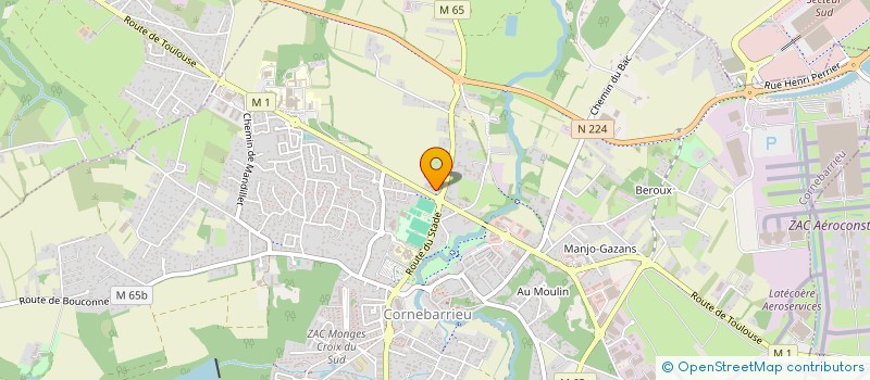 localisation de l'entreprise MADAME NATHALIE MASSOL  TOULOUSE