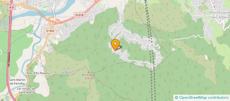 localisation de l'entreprise MADAME NATHALIE MASSON  LE BOULOU