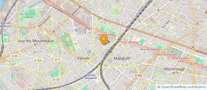 localisation de l'entreprise MADAME NATHALIE MASSON à VANVES