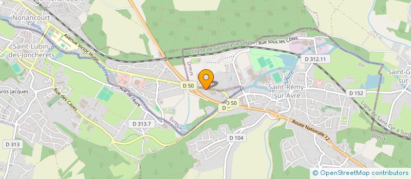 localisation de l'entreprise MADAME NATHALIE MASSOTEAU  NONANCOURT