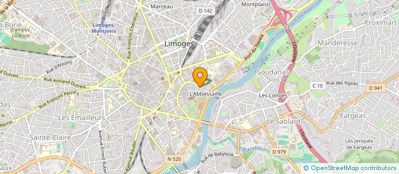 localisation de l'entreprise MADAME NATHALIE MASTOUNIN à LIMOGES