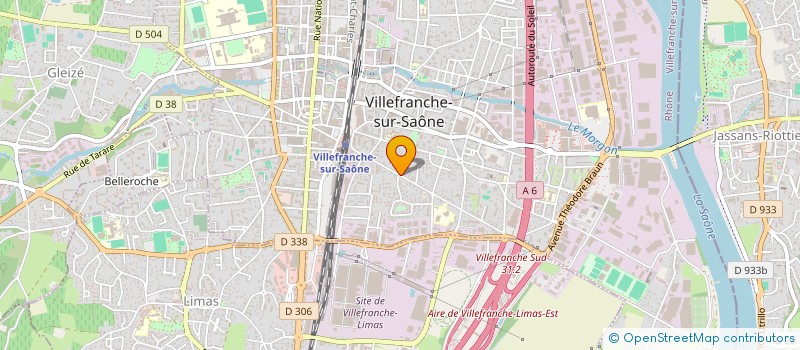 localisation de l'entreprise MADAME NATHALIE MATHE à VILLEFRANCHE-SUR-SAONE