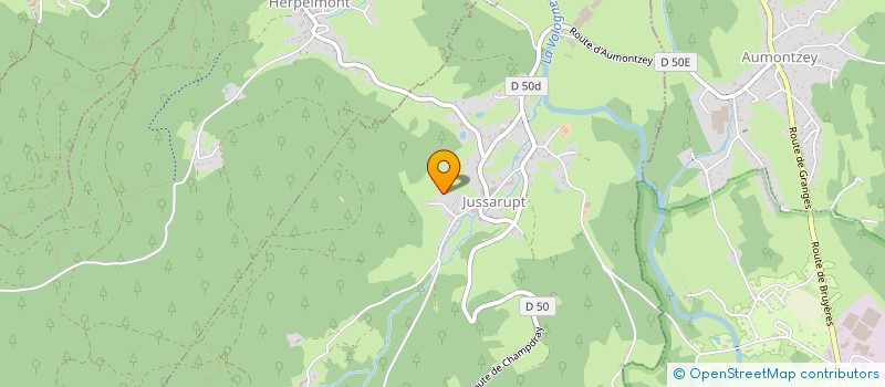 localisation de l'entreprise MADAME NATHALIE MATHIEU  JUSSARUPT