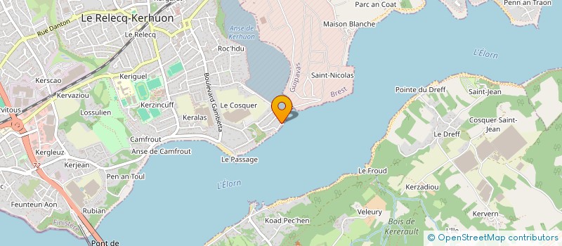 localisation de l'entreprise MADAME NATHALIE MATHILIN  LE RELECQ-KERHUON