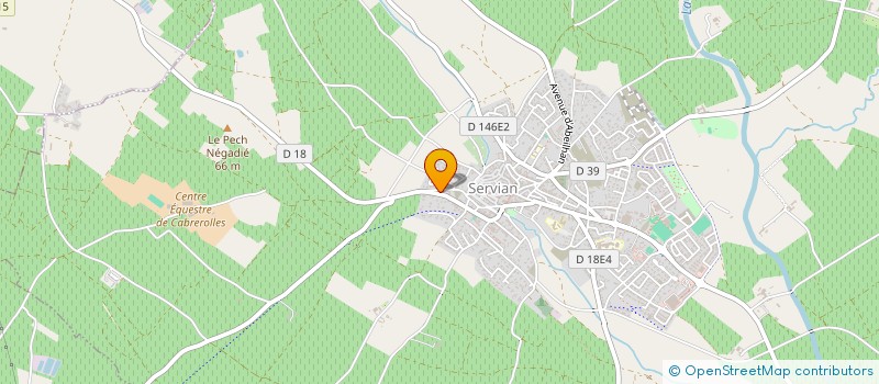 localisation de l'entreprise MADAME NATHALIE MATRICON  SERVIAN