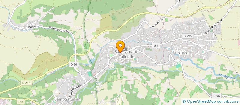 localisation de l'entreprise MADAME NATHALIE MAUGEIN  SAINT-AMANT-TALLENDE