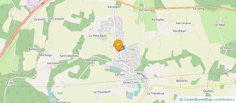 localisation de l'entreprise MADAME NATHALIE MAUGER  TREFFLEAN