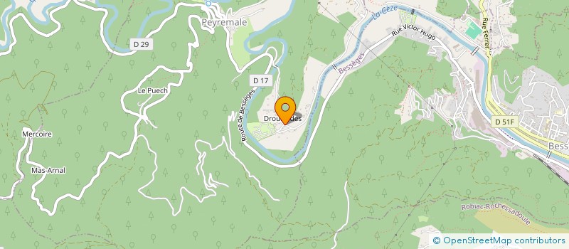 localisation de l'entreprise MADAME NATHALIE MAURE  PEYREMALE