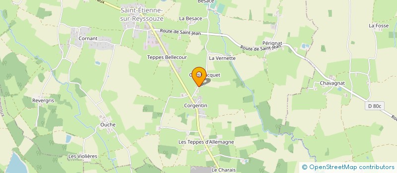 localisation de l'entreprise MADAME NATHALIE MAURY  ST ETIENNE-SUR-REYSSOUZE