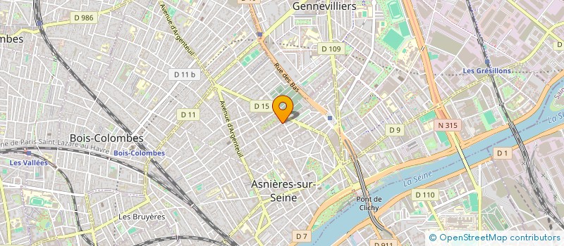 localisation de l'entreprise MADAME NATHALIE MAXIME à ASNIERES-SUR-SEINE