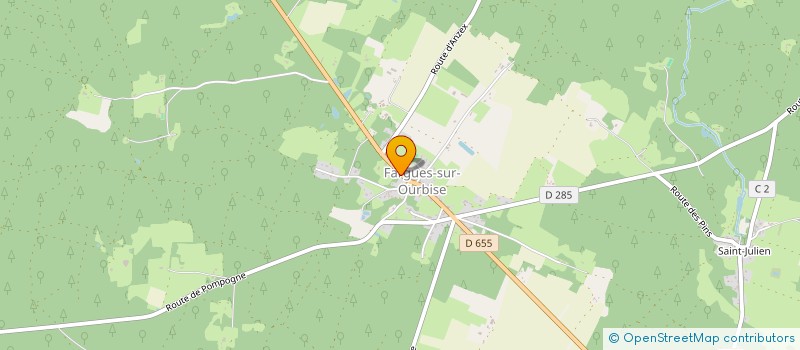 localisation de l'entreprise MADAME NATHALIE MAYER  FARGUES-SUR-OURBISE