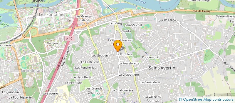 localisation de l'entreprise MADAME NATHALIE MAYERUS  SAINT-AVERTIN