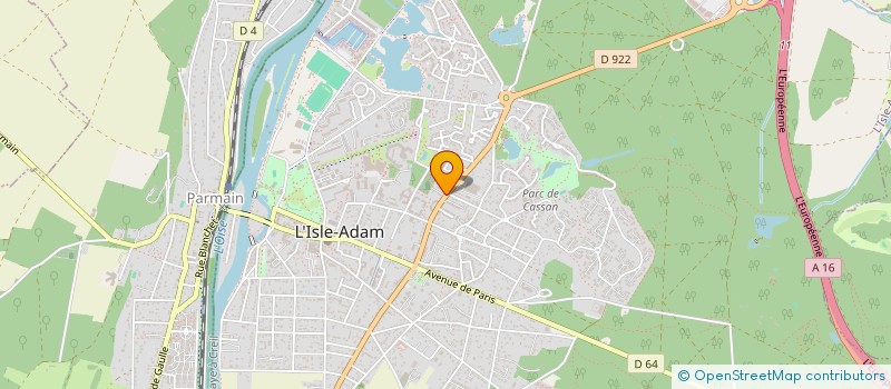 localisation de l'entreprise MADAME NATHALIE MAYEUX à L'ISLE-ADAM