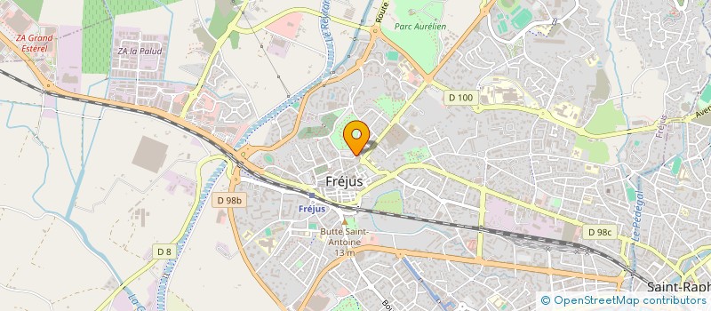 localisation de l'entreprise MADAME NATHALIE MAYRE à FREJUS