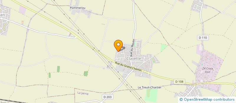 localisation de l'entreprise MADAME NATHALIE MAZEREAU  CLAVETTE