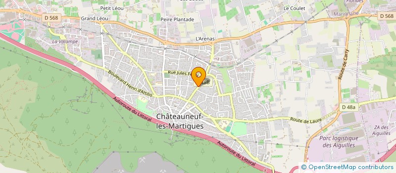 localisation de l'entreprise MADAME NATHALIE MAZZELLA à CHATEAUNEUF-LES-MARTIGUES
