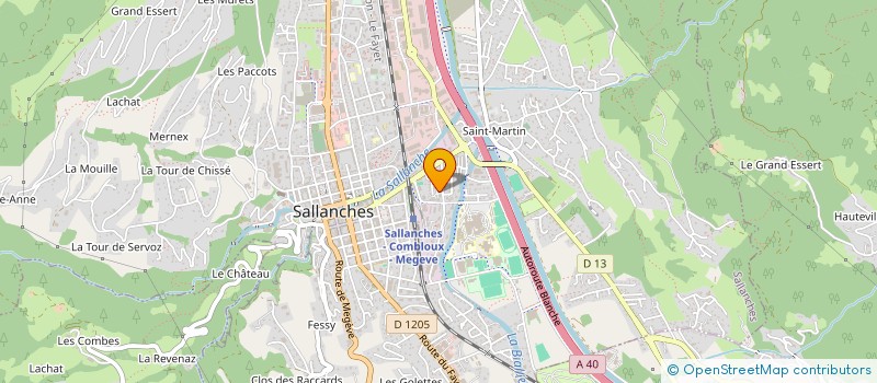 localisation de l'entreprise MADAME NATHALIE MAZZOLA à SALLANCHES