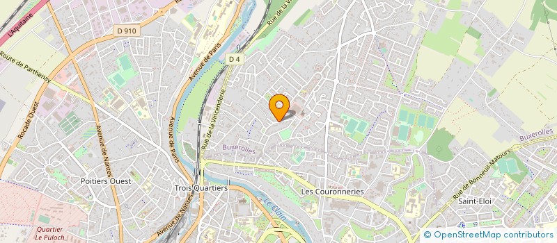 localisation de l'entreprise MADAME NATHALIE MECHIN  BUXEROLLES