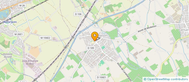 localisation de l'entreprise MADAME NATHALIE MEDVEDIEFF  MUDAISON