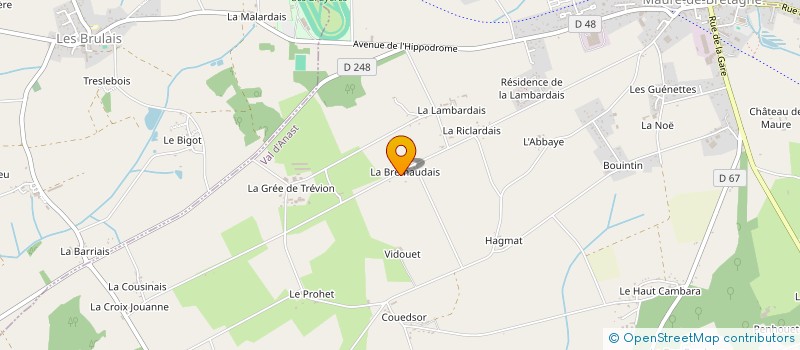 localisation de l'entreprise MADAME NATHALIE MEGARD  VAL D'ANAST