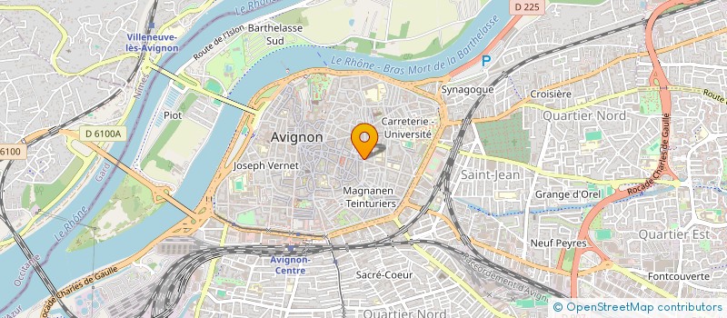 localisation de l'entreprise MADAME NATHALIE MEISSONNIER  AVIGNON