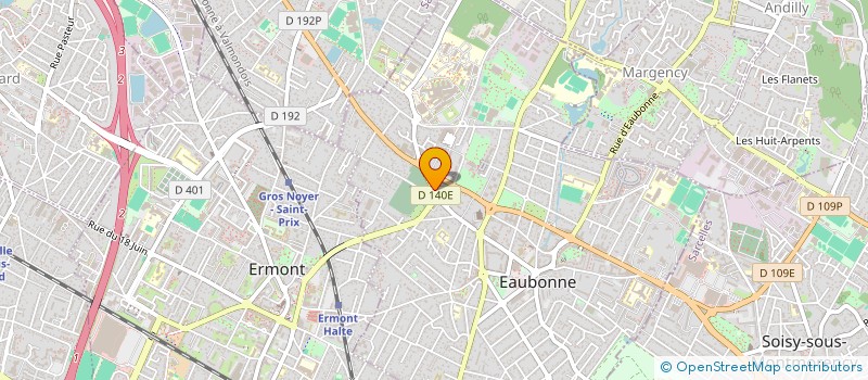 localisation de l'entreprise MADAME NATHALIE MENARD à EAUBONNE