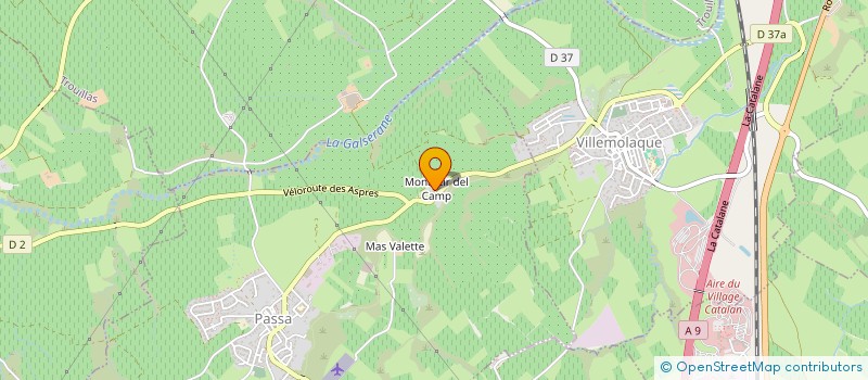 localisation de l'entreprise MADAME NATHALIE MENARD  PASSA