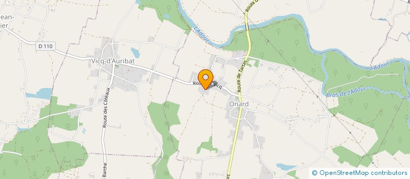 localisation de l'entreprise MADAME NATHALIE MENELOT  ONARD