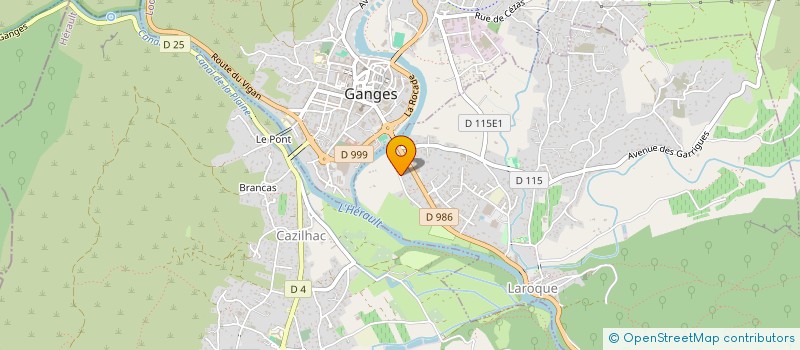 localisation de l'entreprise MADAME NATHALIE MERAND  LAROQUE