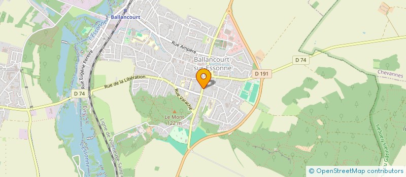 localisation de l'entreprise MADAME NATHALIE MERCIER à BALLANCOURT-SUR-ESSONNE