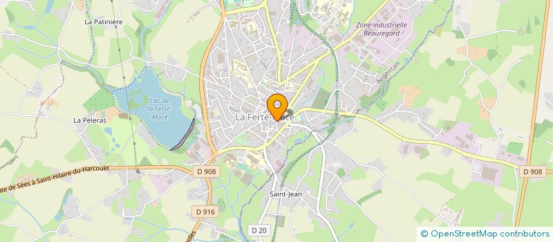 localisation de l'entreprise MADAME NATHALIE MERDRIGNAC à LA FERTE MACE