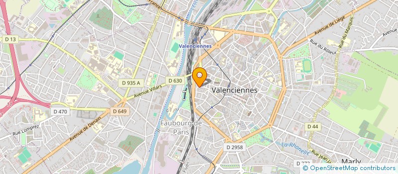 localisation de l'entreprise MADAME NATHALIE MERIAUX  VALENCIENNES