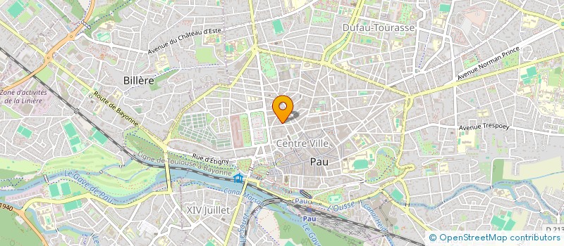 localisation de l'entreprise MADAME NATHALIE MERIENNE à PAU