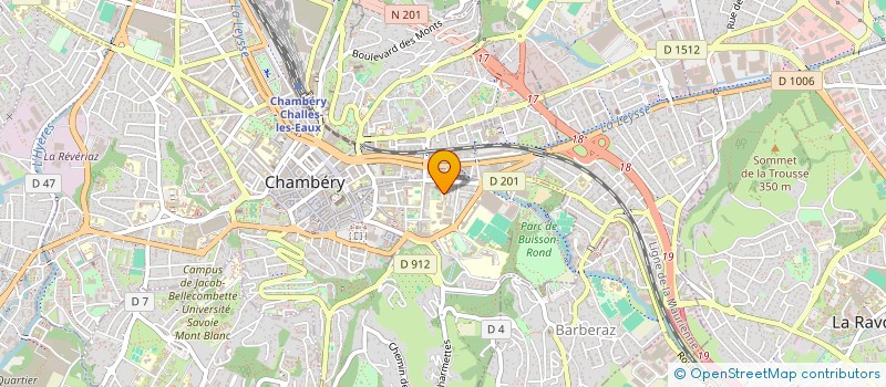 localisation de l'entreprise MADAME NATHALIE MERMOZ  CHAMBERY