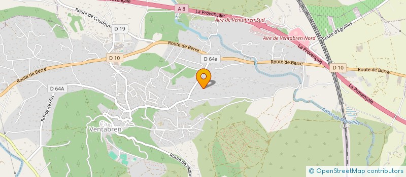 localisation de l'entreprise MADAME NATHALIE MERONI  VENTABREN